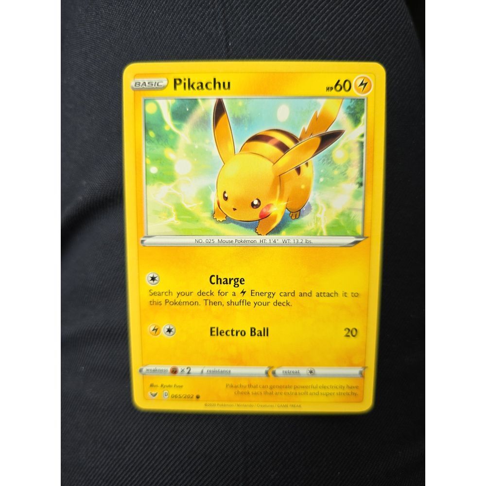 Pikachu Pokémon Card 065/202
